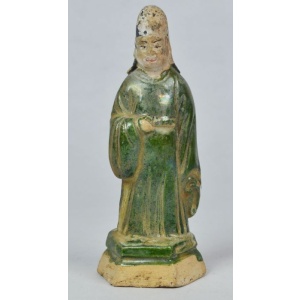 A Chinese Porcelain Figure of a Court Official