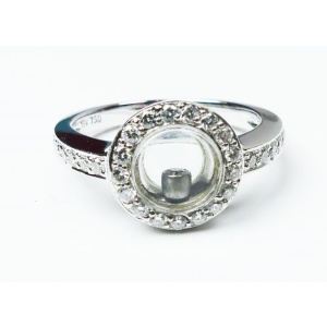 Floating Style Diamond Ring