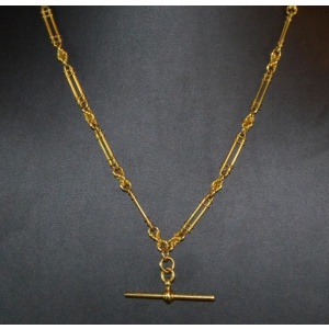 18ct Antique Yellow Gold Watch Chain