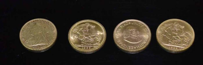 Three Gold Sovereigns & A Rand