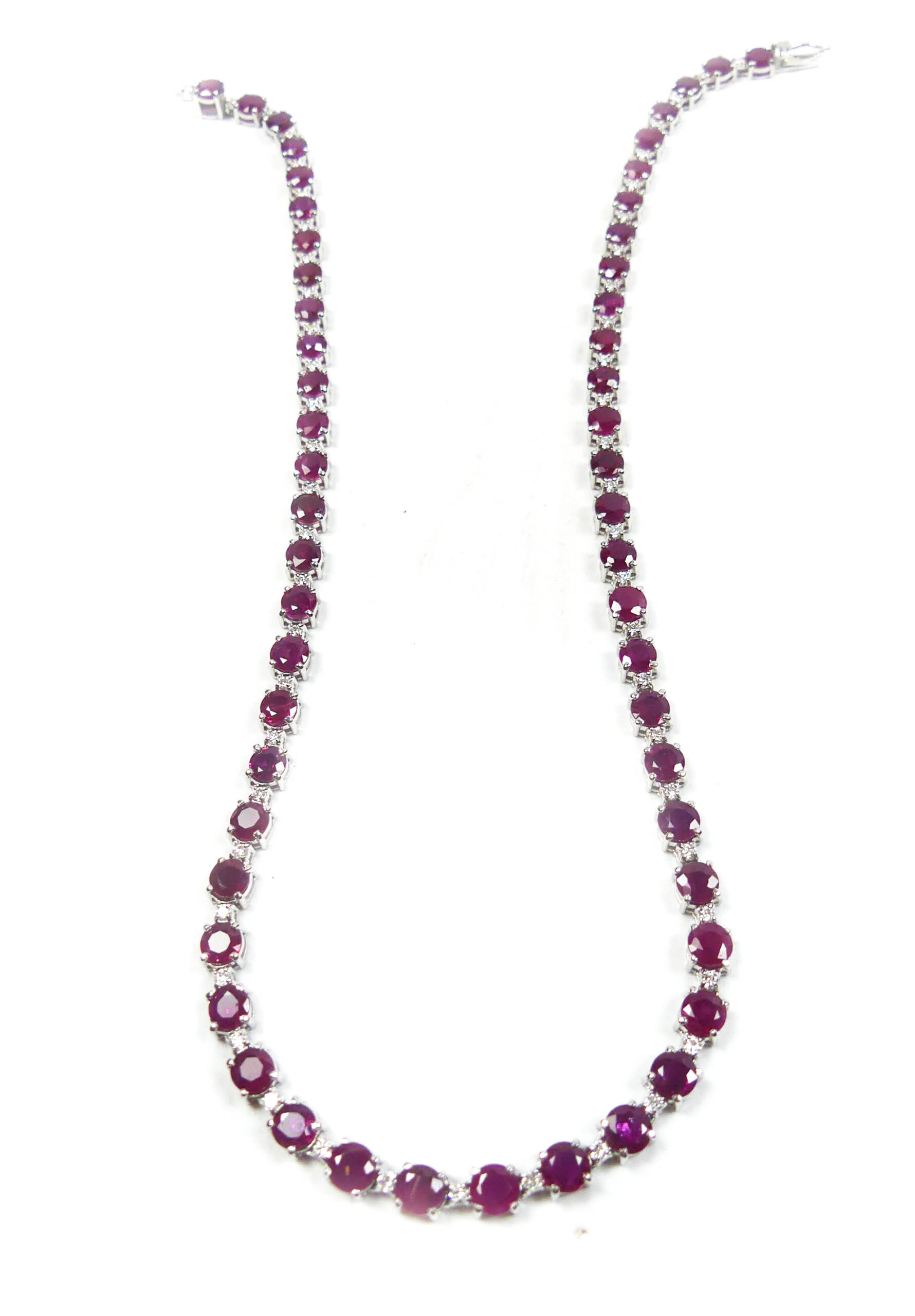 Magnificent Ruby and Diamond Necklet