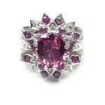 Pink Sapphire Cluster